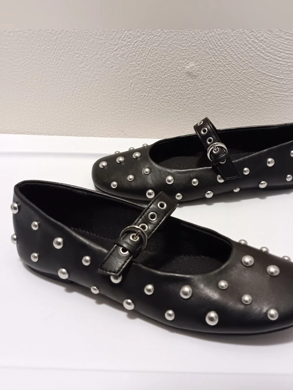 Rocket Dog| Studded Black Mary Jane Flats Preppy Edgy Sz 8.5